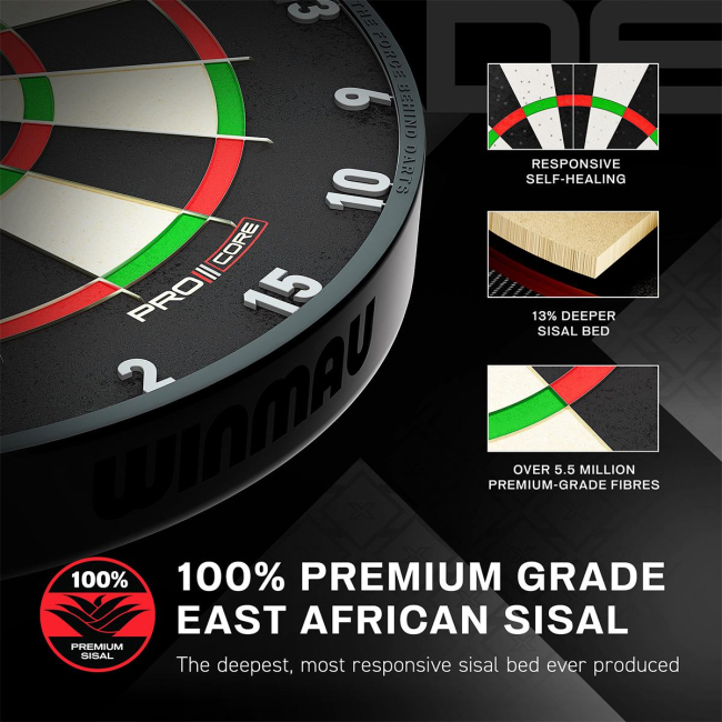 Winmau Blade X Pro Core PDC Steel-Dartboard